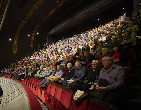 Audience at Liverpool's Royal Court Theatre