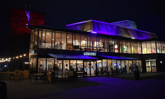 Mercury Theatre at night